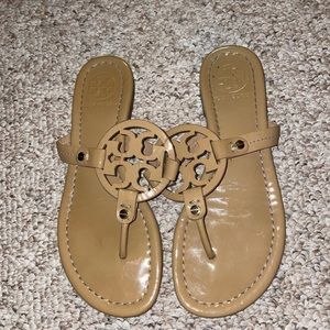Tory Burch Miller Sandal Tan Patent